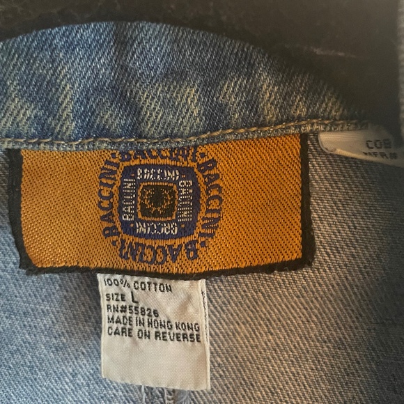 Denim jacket by Baccini, size large - Picture 2 of 2